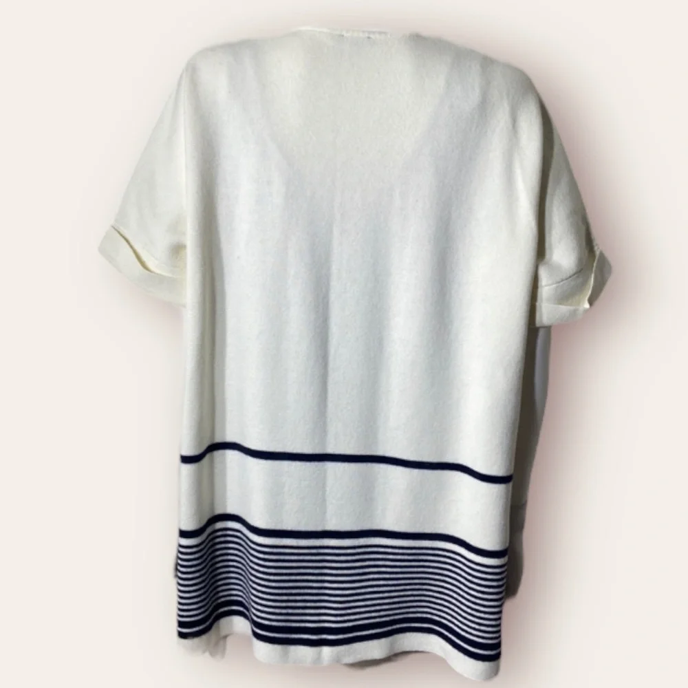 Talbots Women’s 1X Short Sleeve Cardigan. - Picture 2 of 4